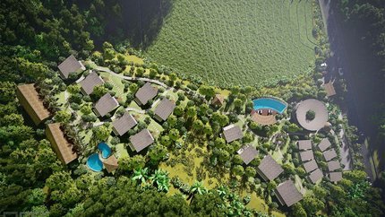 Toàn cảnh khách sạn từ trên cao