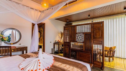 Căn phòng rộng rãi, thoáng mát