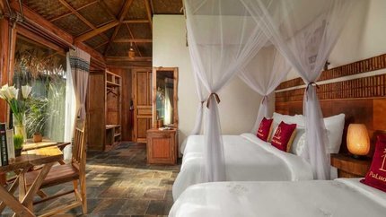 Căn phòng rộng rãi, thoáng mát