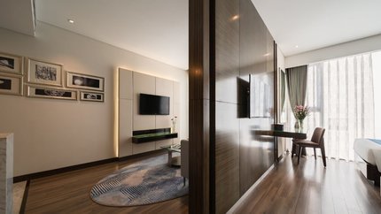 Không gian phòng khách riêng biệt