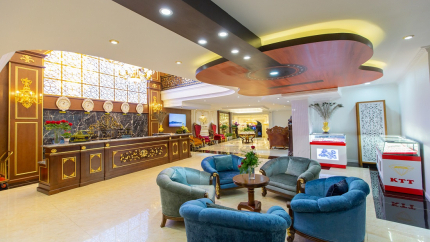 Khu Vực Lễ Tân Khách sạn Queen T&T Đà Lạt