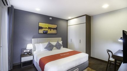 Giường ngủ với thiết kế hiện đại