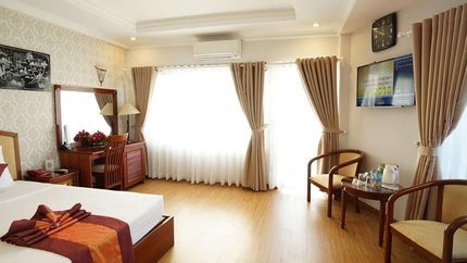 Căn phòng với không gian rộng rãi