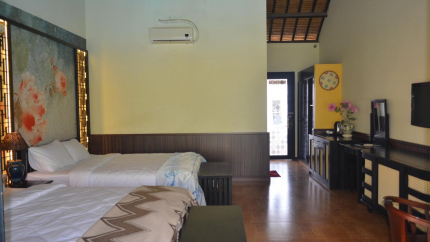 Phòng Deluxe Quad Beach Front