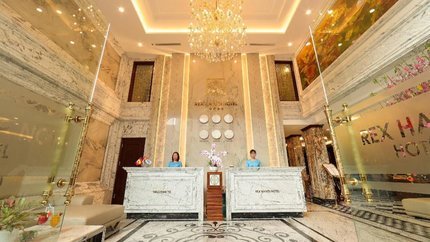 Sảnh lễ tân sang trọng