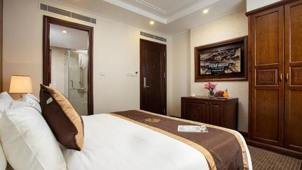 Phòng được chăm chút tỉ mỉ, gọn gàng