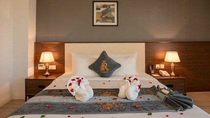 Giường ngủ rộng, không khí dễ chịu