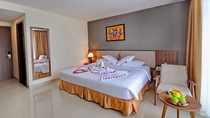 Phòng Deluxe Mountain view with balcony