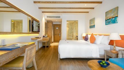 Không gian phòng rộng rãi