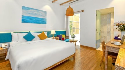 Phòng được thiết kế bắt mắt