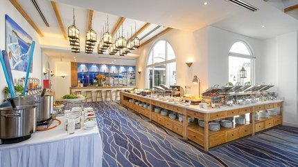 Quầy buffet đa dạng