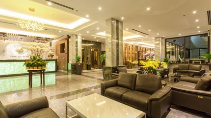 Không gian sảnh rộng lớn