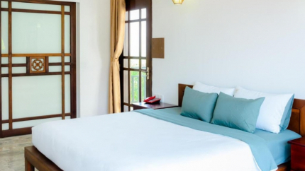 Phòng Deluxe Twin Pool View Riverside Bamboo Resort