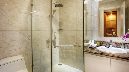 Phòng tắm Deluxe Double/Twin tại khách sạn Riverside