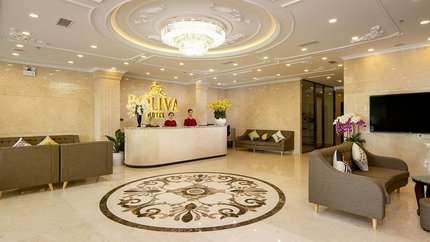 Quầy lễ tân tại khách sạn