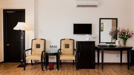 Phòng được thiết kế sang trọng