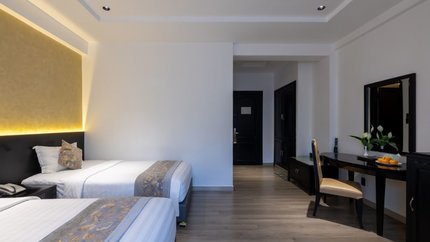 Không gian phòng rộng rãi