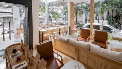 Không gian nhẹ nhàng, tinh tế