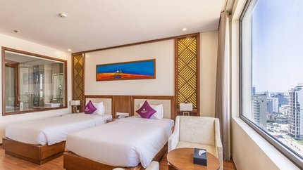 Phòng Deluxe City View Twin