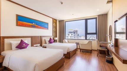 Phòng Deluxe City View Twin