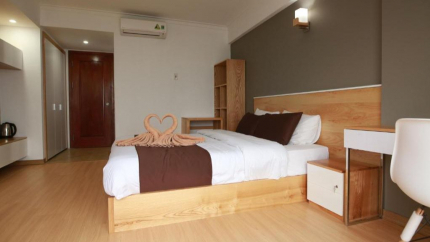 Thiết kế hiện đại tại phòng Deluxe