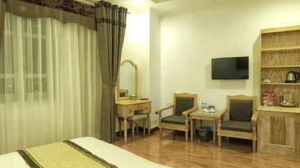 Nội thất được làm bằng gỗ vô cùng hiện đại