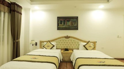 Phòng mang một tông màu hiện đại