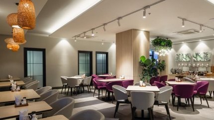 Nhà hàng với không gian rộng