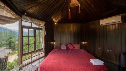 Không gian phòng ngủ của Mushroom House