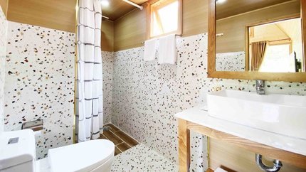 Phòng Bungalow Single Bed tại khách sạn 4*