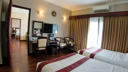 Phòng được trang bị đầy đủ hiện đại bậc nhất resort