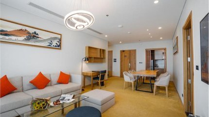 Khuôn viên phòng rất rộng, không gian sang trọng