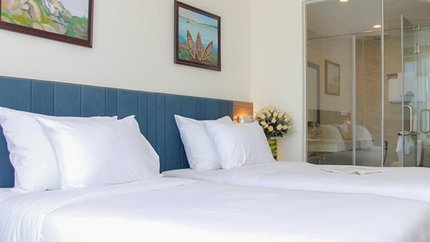 Phòng trang trí gam màu nhẹ tạo cảm giác thư giãn