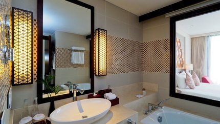 Phòng tắm thiết kế trang nhã, tinh tế