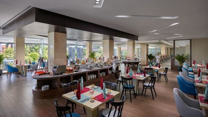 Quầy bufffet nhà hàng Rosies