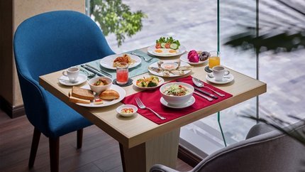 Thực đơn đa dạng, phong phú