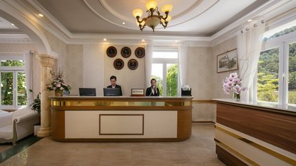 Khu vực sảnh lễ tân