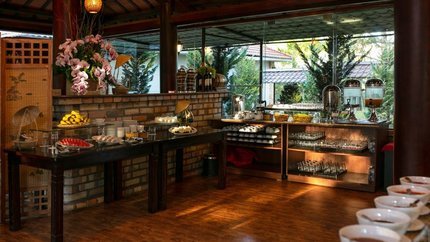 Nhà hàng tại Sam Tuyền Lâm Resort