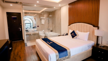 Phòng Deluxe Double View tại Hotel Bảo Lộc Sandals Vista