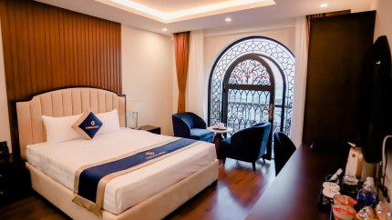 Phòng Deluxe Double View Bảo Lộc Hotel Sandals Vista