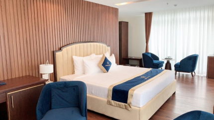 Phòng Queen tại khách sạn Sandals Vista 4* Bảo Lộc