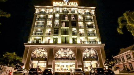 Ban đêm tại khách sạn Sandals Vista