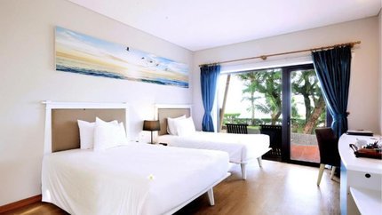 View hướng vườn thoáng mát của phòng