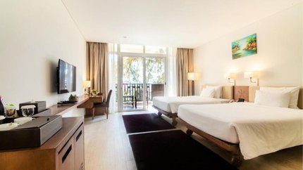 Premium Suite Ocean View Twin Bedroom