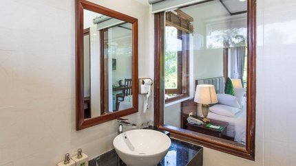 Nhà tắm sạch sẽ gọn gàng