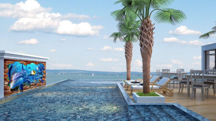 Hồ bơi ngoài trời Santa Luxury Hotel Đà Nẵng