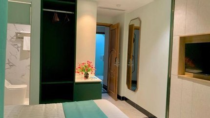 Phòng được thiết kế bởi màu sắc trẻ trung