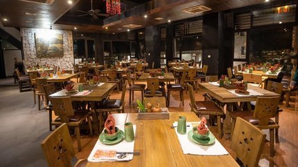 Nhà hàng với thiết kế sang trọng