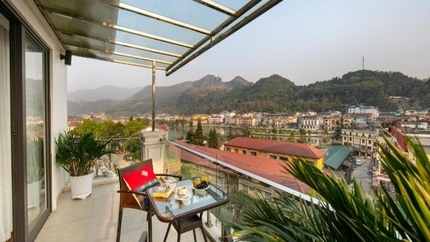 Ban công của phòng Family Mountine View