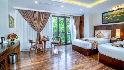 Phòng Deluxe hai giường đôi